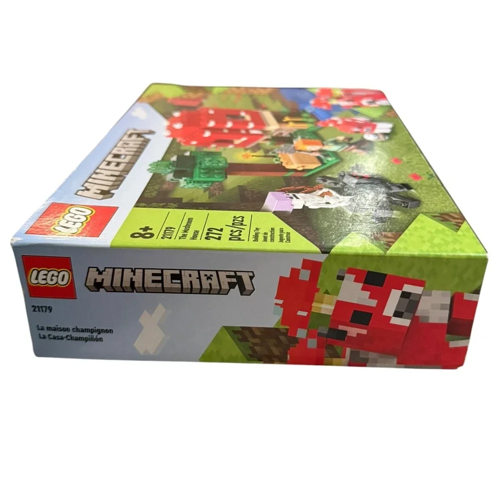 NIB LEGO Minecraft The Mushroom House 21179 Building Toy Set  NEW SEALED Retired